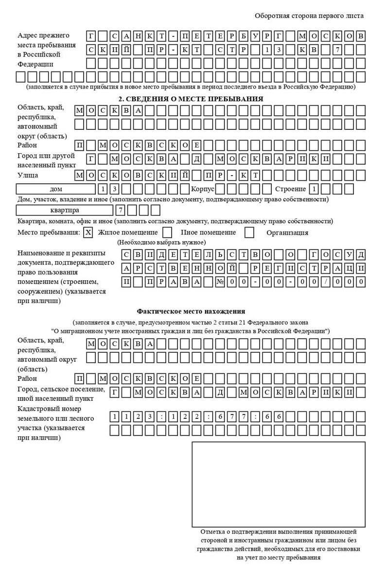 временная регистрация в Никольском